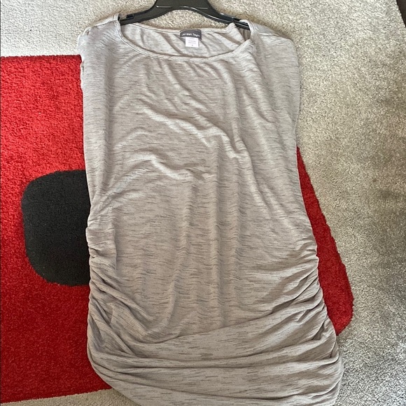 JORDAN TAYLOR GOFRET SIDE SHIRRED BOAT NECK TUNIC beach  size S​ - Picture 2 of 4